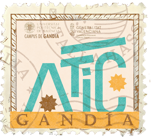 Sello con el logo de EL ÁTICO