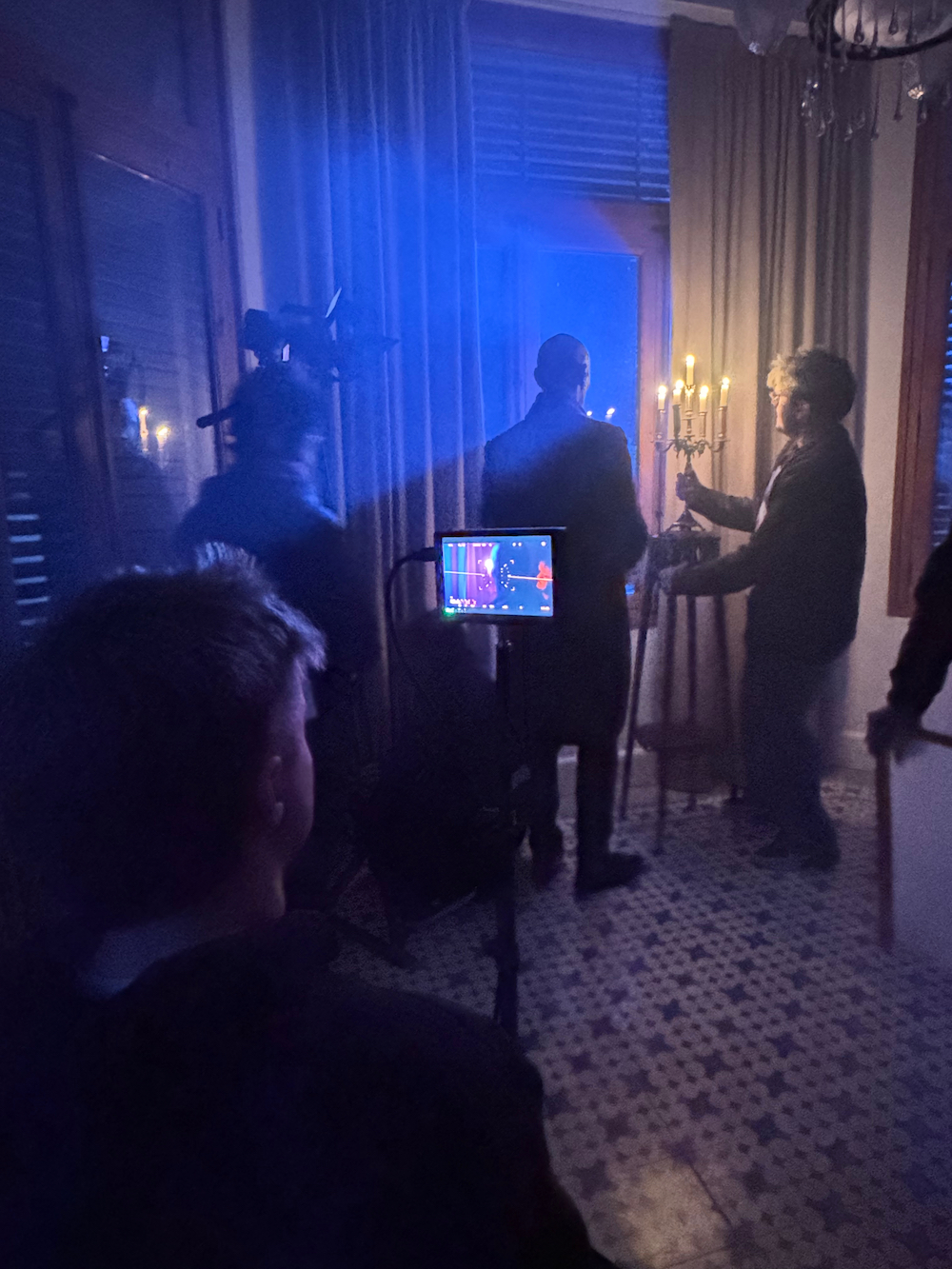 Foto de rodaje de Drácula